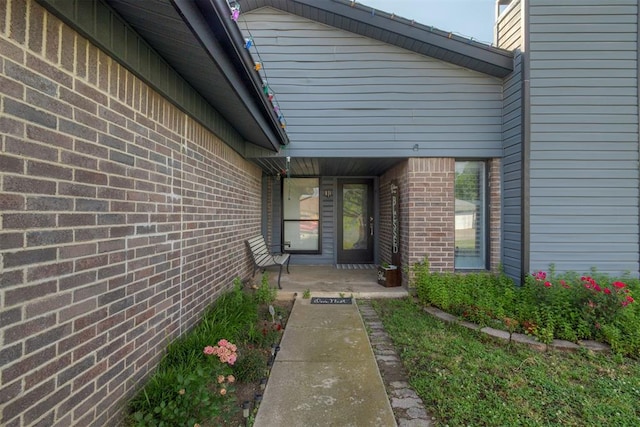 3501 Necia St, Moore, OK 73160 - entrance to property with brick siding