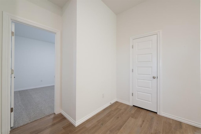 2836 NW 28th St, Yukon, OK 73099 - empty room with light wood finished floors and baseboards