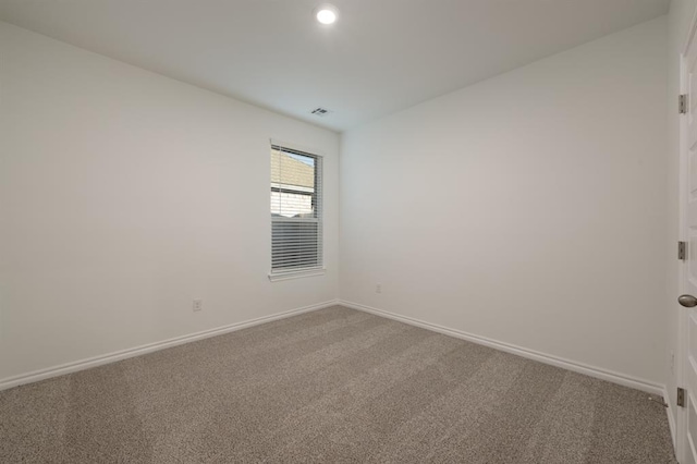 2836 NW 28th St, Yukon, OK 73099 - carpeted empty room featuring baseboards and recessed lighting