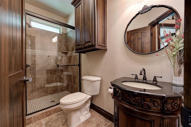 2139 Rivanna Way, Edmond, OK 73034 - bathroom with vanity and a shower stall