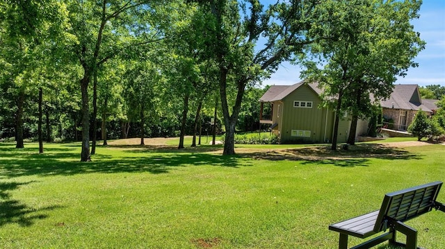 1516 Brook Bank Dr, Jones, OK 73049 - view of grassy yard