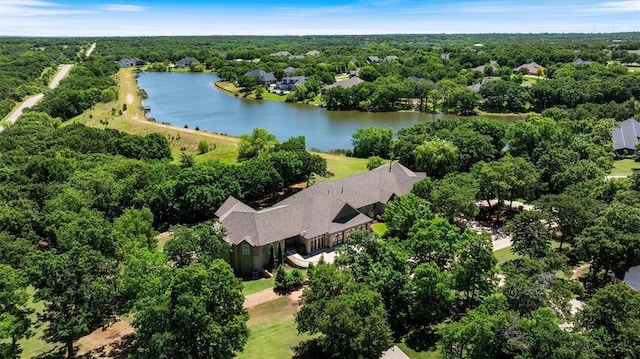 1516 Brook Bank Dr, Jones, OK 73049 - bird's eye view of a large body of water