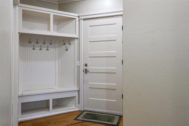 1516 Brook Bank Dr, Jones, OK 73049 - mudroom with wood finished floors