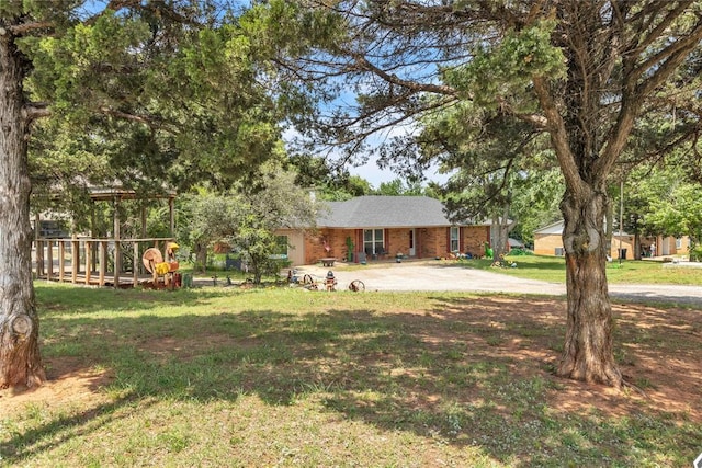 2336 County Road 1222, Blanchard, OK 73010 - view of green lawn