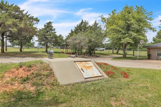 2336 County Road 1222, Blanchard, OK 73010 - entry to storm shelter