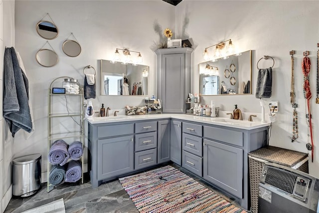 2336 County Road 1222, Blanchard, OK 73010 - bathroom featuring double vanity