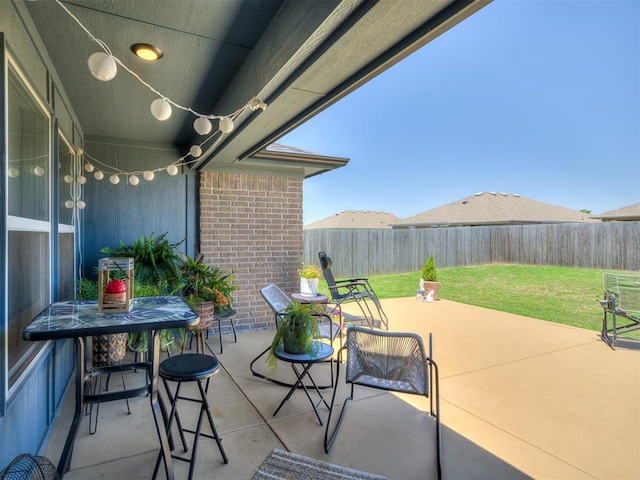 13325 SW 5th St, Yukon, OK 73099 - view of patio