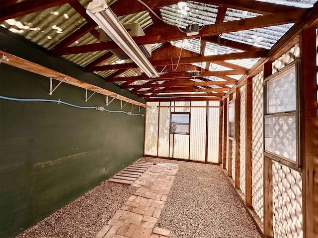 1312 N Carol Ln, Oklahoma City, OK 73127 - misc room featuring brick floors