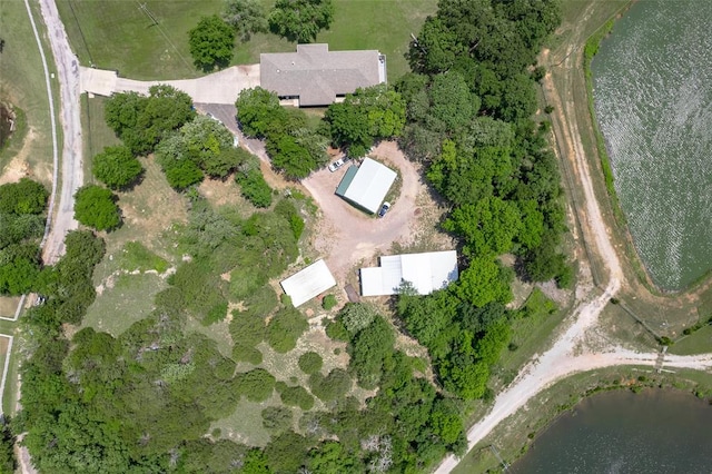 1889 Cobblestone Rd, Sulphur, OK 73086 - aerial overview of property's location featuring a large body of water
