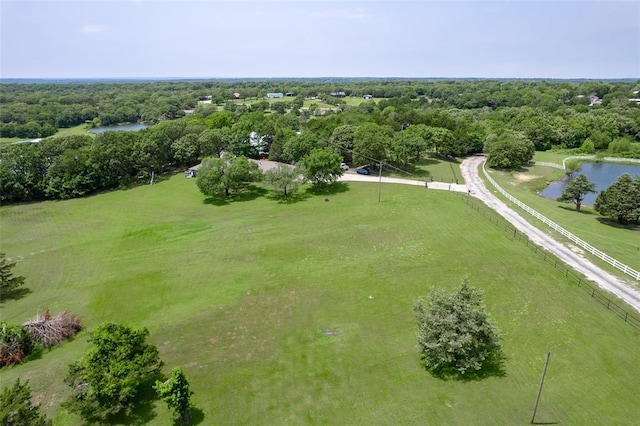 1889 Cobblestone Rd, Sulphur, OK 73086 - aerial view of a nearby body of water and a forest