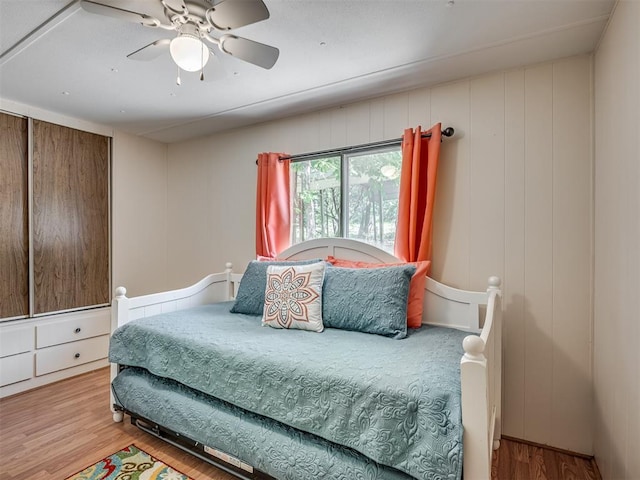 332 Royal Ln, Canadian, OK 74425 - bedroom featuring wood finished floors and a ceiling fan