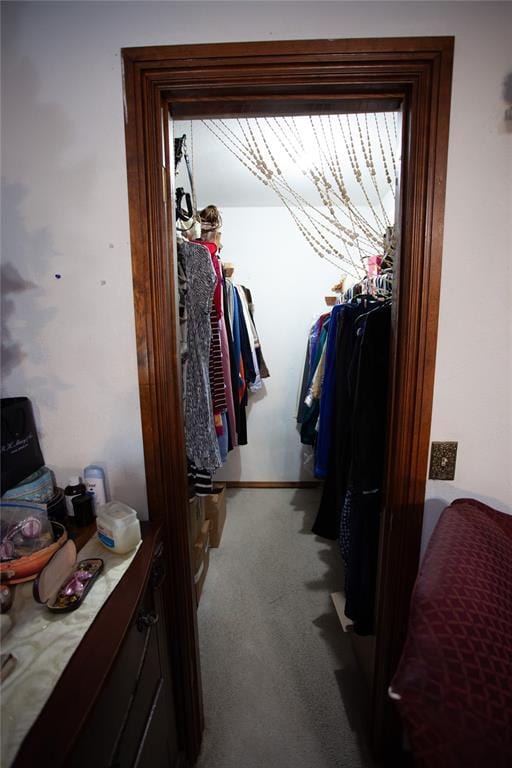 11332 Cimarron Dr, Oklahoma City, OK 73162 - spacious closet featuring carpet floors