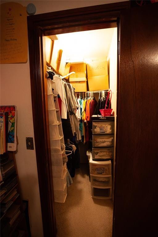 11332 Cimarron Dr, Oklahoma City, OK 73162 - walk in closet with carpet floors
