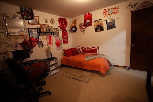 11332 Cimarron Dr, Oklahoma City, OK 73162 - bedroom with carpet flooring and an office area