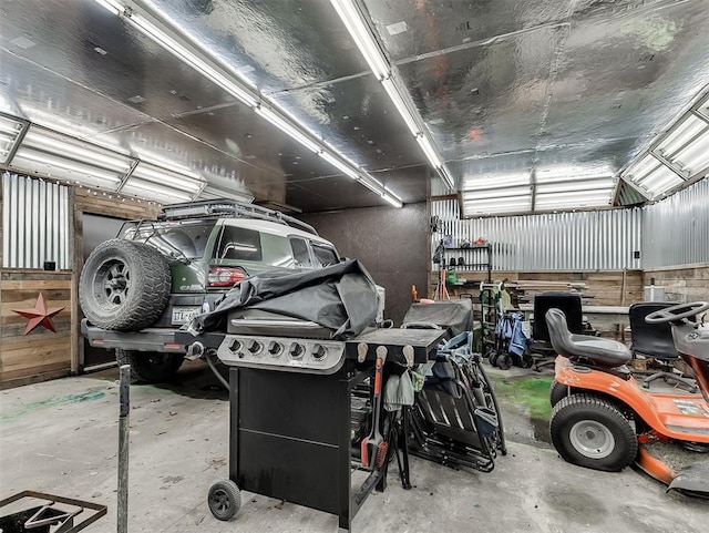 12601 Rock Springs Rd, Jones, OK 73049 - garage with a workshop area