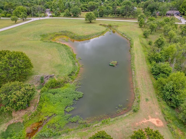12601 Rock Springs Rd, Jones, OK 73049 - drone / aerial view of a nearby body of water