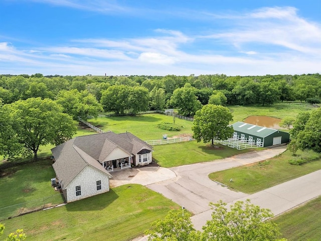 20486 Cypress Way, Tecumseh, OK 74873 - overview of rural landscape