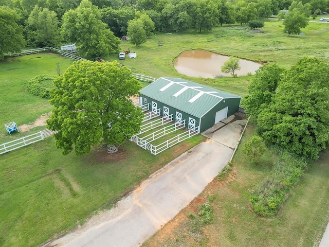 20486 Cypress Way, Tecumseh, OK 74873 - aerial view of a large body of water