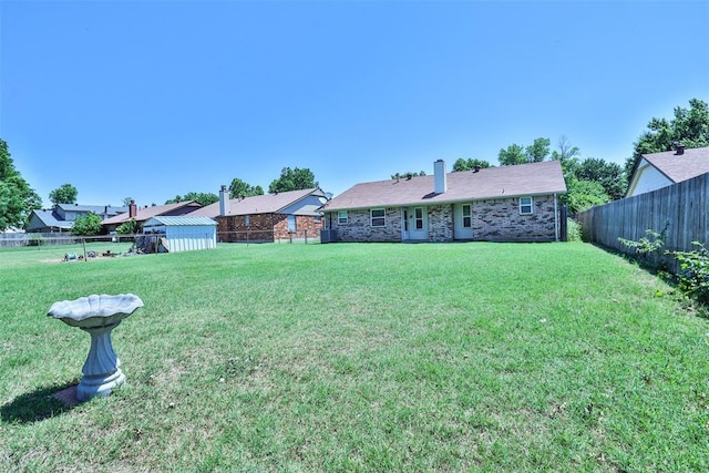 1101 S English St, Moore, OK 73160 - view of yard