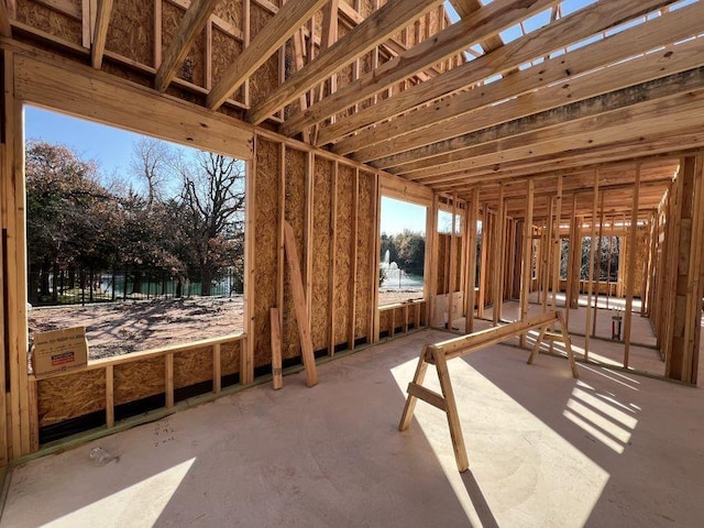 701 Montauk Way, Edmond, OK 73034 - miscellaneous room featuring a water view