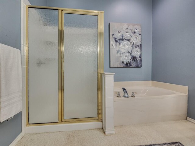 8413 NW 64th Ter, Oklahoma City, OK 73132 - full bath with a stall shower and a bath
