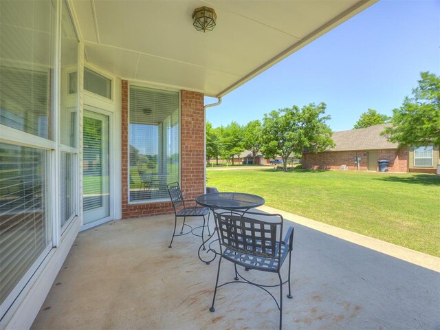 8413 NW 64th Ter, Oklahoma City, OK 73132 - view of patio
