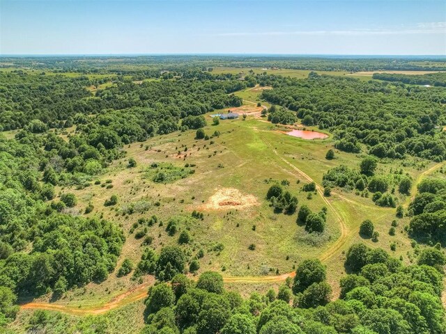 870756 S 3460th Rd, Chandler, OK 74834 - drone / aerial view of a heavily wooded area