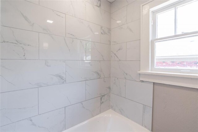 2301 N Kelham Ave, Oklahoma City, OK 73111 - bathroom featuring bathing tub / shower combination