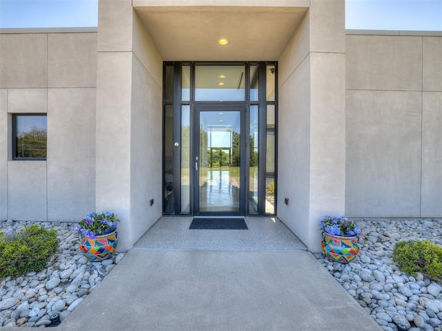 11300 N Westminster Rd, Jones, OK 73049 - entrance to property with stucco siding
