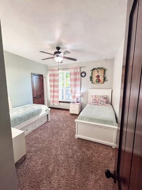 710 Isaiah Ln, Tuttle, OK 73089 - bedroom with carpet flooring and ceiling fan