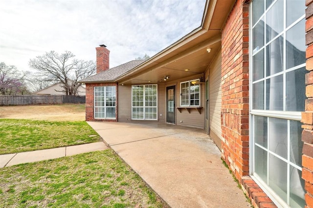 10904 Quail Run Rd, Oklahoma City, OK 73150 - view of patio