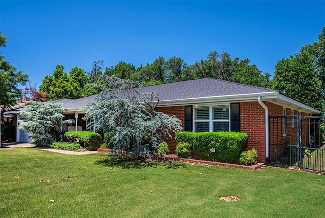 427 Foreman Ave, Norman, OK 73069 - ranch-style home featuring brick siding and roof with shingles