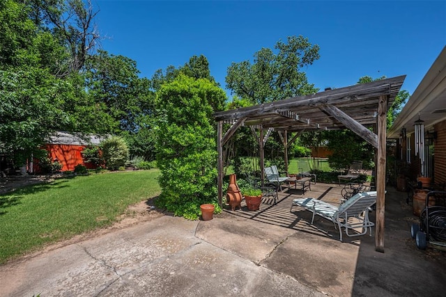 427 Foreman Ave, Norman, OK 73069 - view of patio featuring a pergola