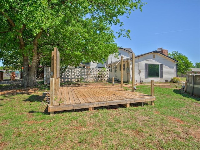 9290 N Hiwassee Rd, Jones, OK 73049 - view of deck