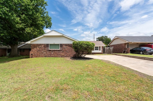 4333 NW 55th St, Oklahoma City, OK 73112 - single story home with driveway and brick siding