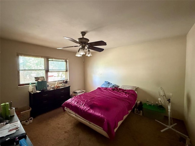 1000 Winnipeg Dr, Yukon, OK 73099 - bedroom with carpet flooring and ceiling fan