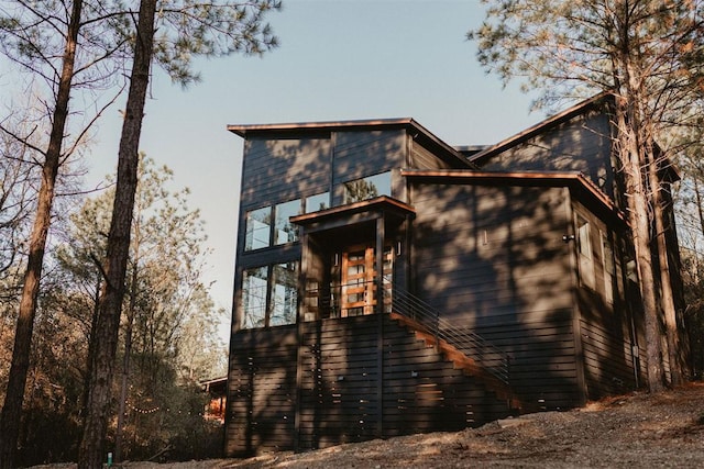 2 Timber Passage Trl, Broken Bow, OK 74728 - view of home's exterior featuring stairs