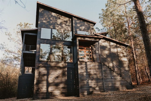 2 Timber Passage Trl, Broken Bow, OK 74728 - view of property exterior featuring stairs