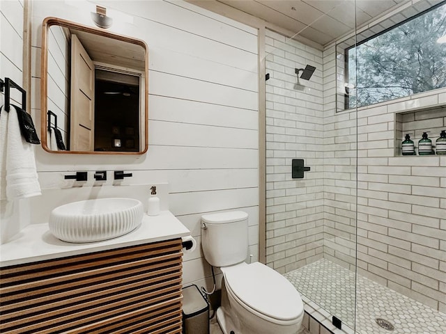 2 Timber Passage Trl, Broken Bow, OK 74728 - bathroom with a stall shower, toilet, and vanity