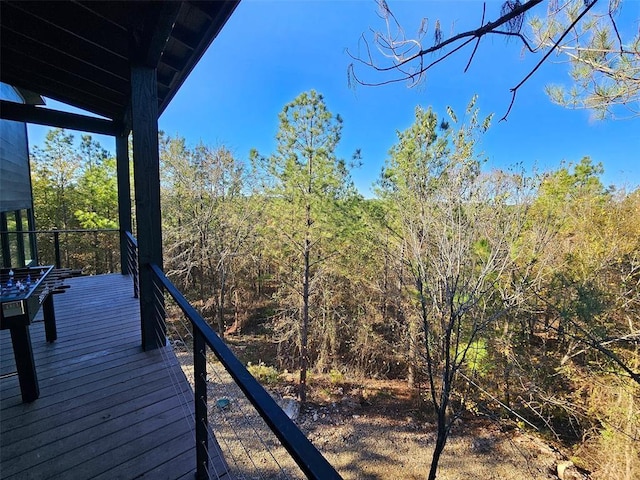 2 Timber Passage Trl, Broken Bow, OK 74728 - view of deck