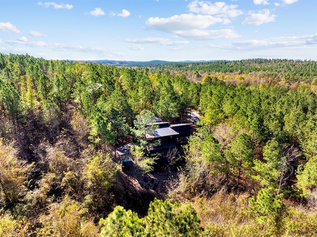 2 Timber Passage Trl, Broken Bow, OK 74728 - view from above of property featuring a forest