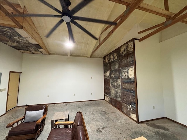 11790 E Etowah Rd, Noble, OK 73068 - unfurnished living room with baseboards