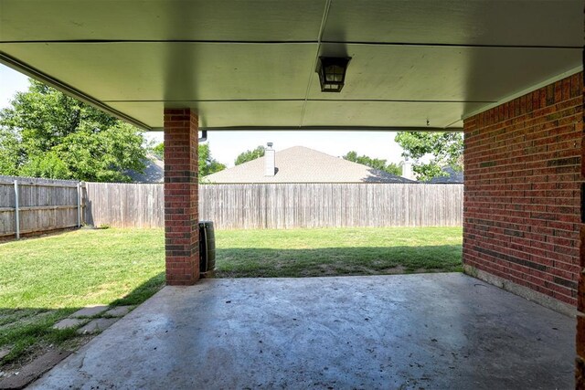1001 Glacier Ln, Edmond, OK 73003 - view of patio / terrace