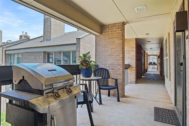 600 NW 4th St Unit 319N, Oklahoma City, OK 73102 - view of patio with grilling area