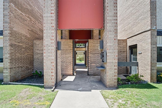 600 NW 4th St Unit 319N, Oklahoma City, OK 73102 - view of exterior entry featuring brick siding