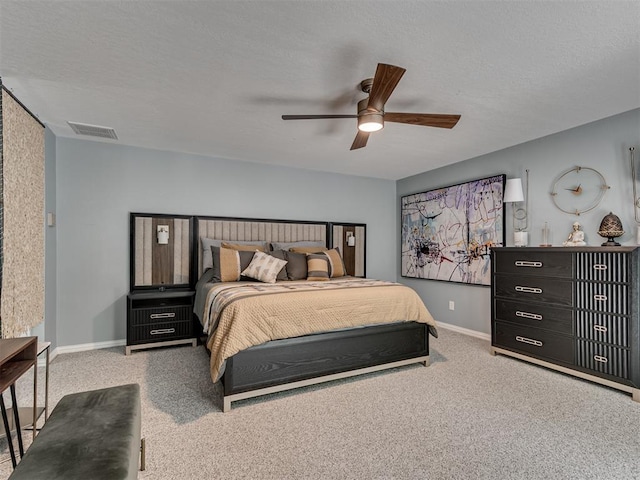 5101 Long Branch Ln, Edmond, OK 73034 - bedroom featuring carpet flooring and ceiling fan