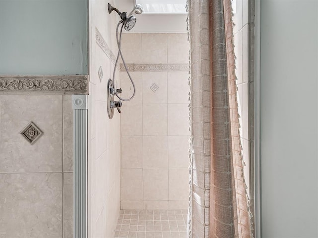 5101 Long Branch Ln, Edmond, OK 73034 - bathroom with a tile shower