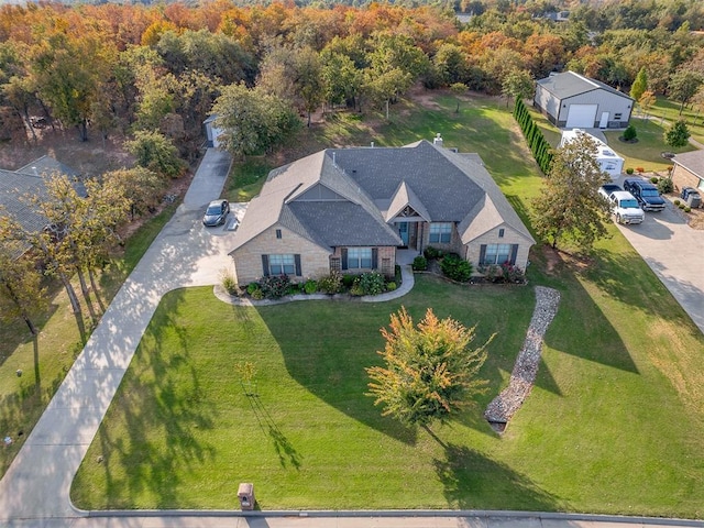 5608 Courtland Ln, Choctaw, OK 73020 - aerial view of property and surrounding area