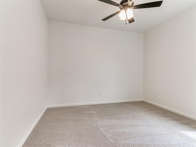 9316 NW 84th St, Yukon, OK 73099 - carpeted empty room featuring ceiling fan and baseboards