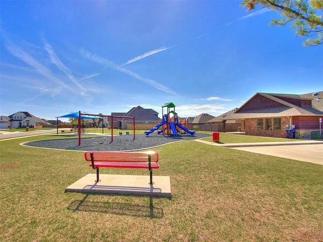 9316 NW 84th St, Yukon, OK 73099 - communal playground featuring a yard